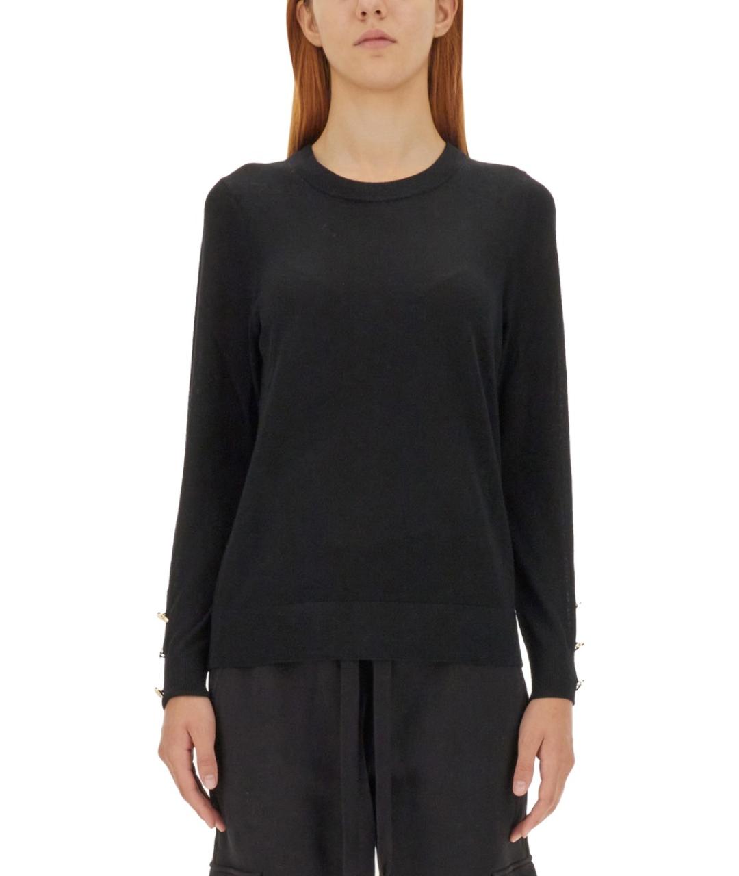 MICHAEL KORS Черный шерстяной джемпер / свитер, фото 5