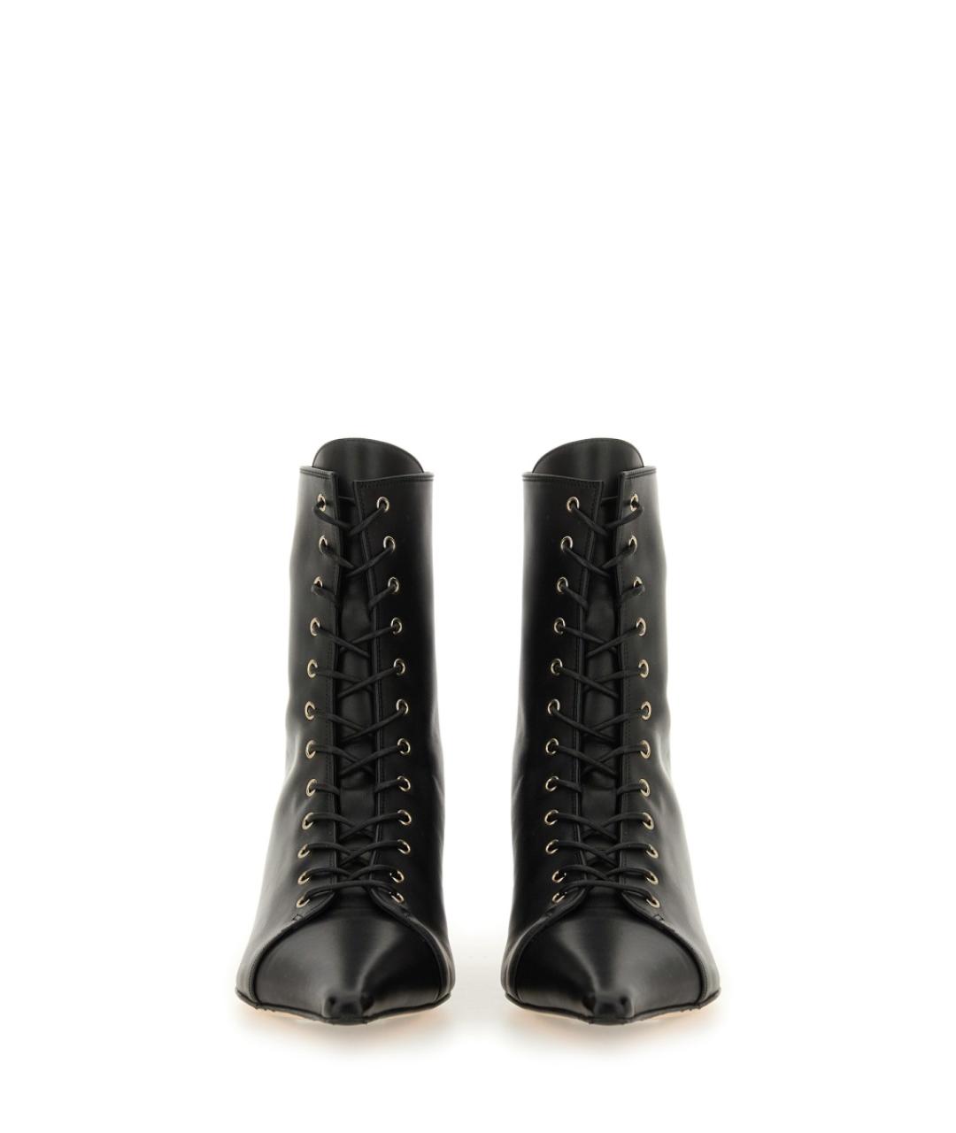 AEYDE Черные кожаные ботильоны, фото 4