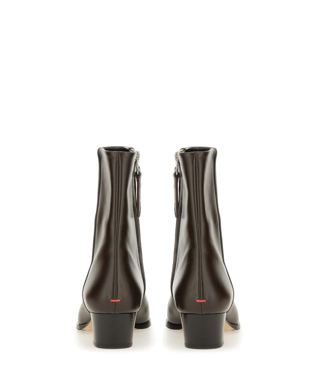 AEYDE Коричневые кожаные ботинки, фото 3