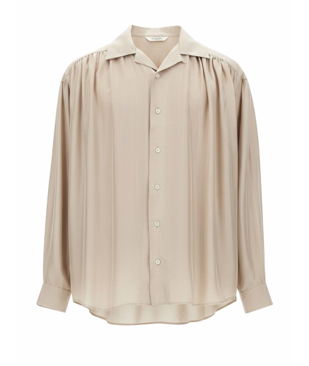 AïE Бежевая хлопковая кэжуал рубашка, фото 1