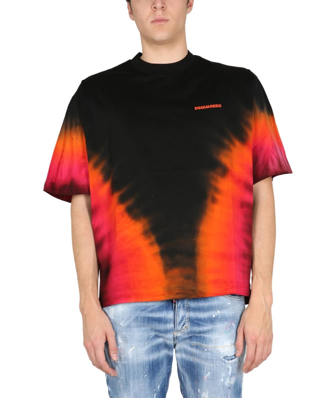 DSQUARED2 Мульти хлопковая футболка, фото 5