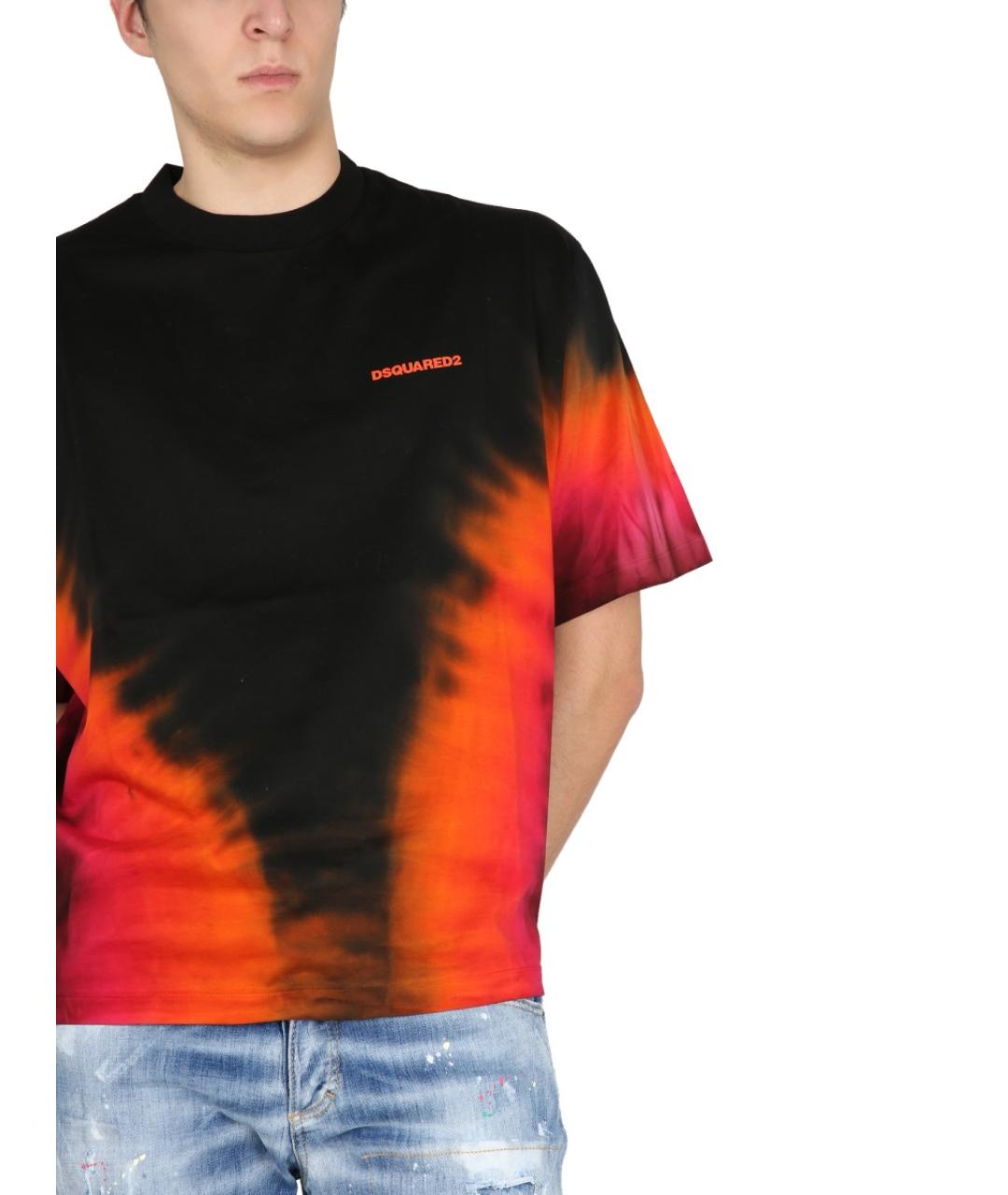 DSQUARED2 Мульти хлопковая футболка, фото 4