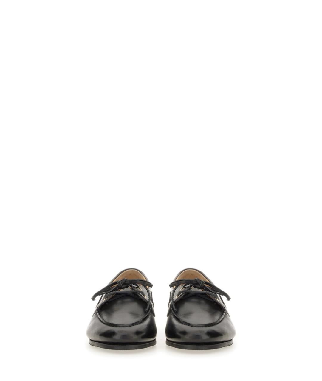 BALLY Черные кожаные лоферы, фото 4