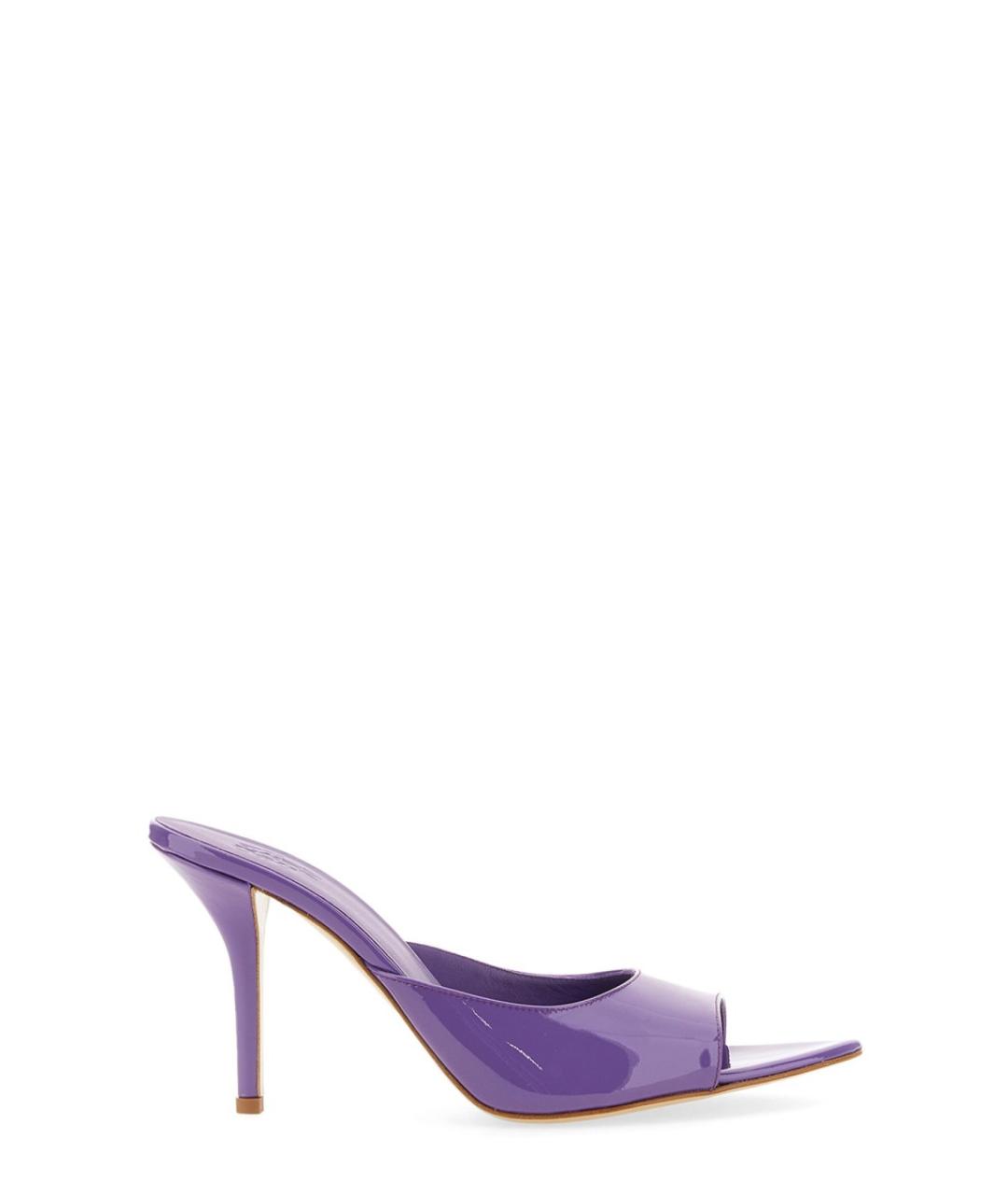 GIABORGHINI Фиолетовые кожаные босоножки, фото 1