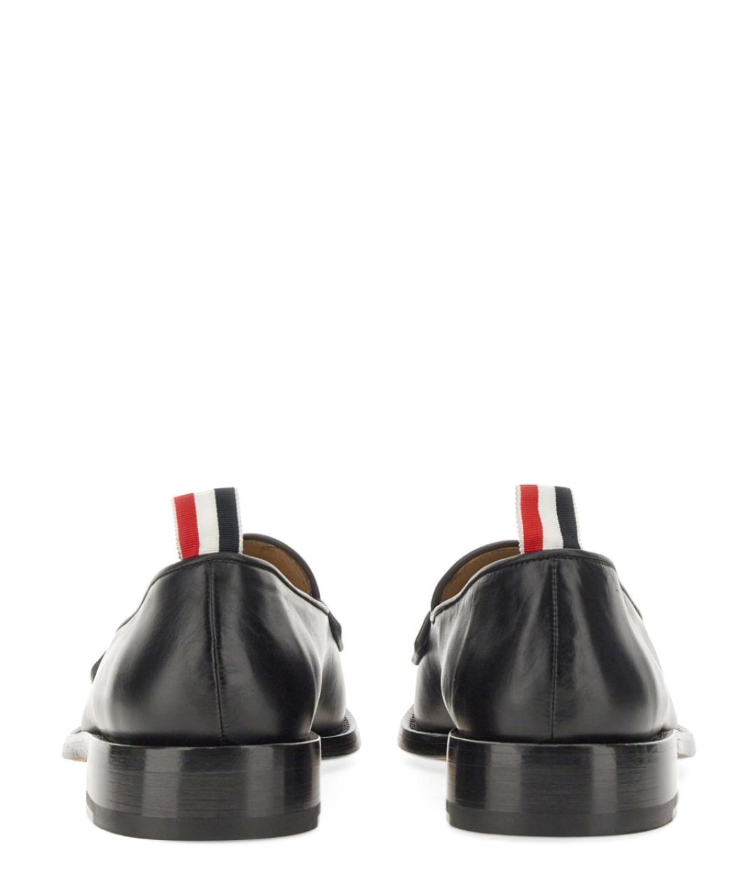 THOM BROWNE Черные кожаные лоферы, фото 3