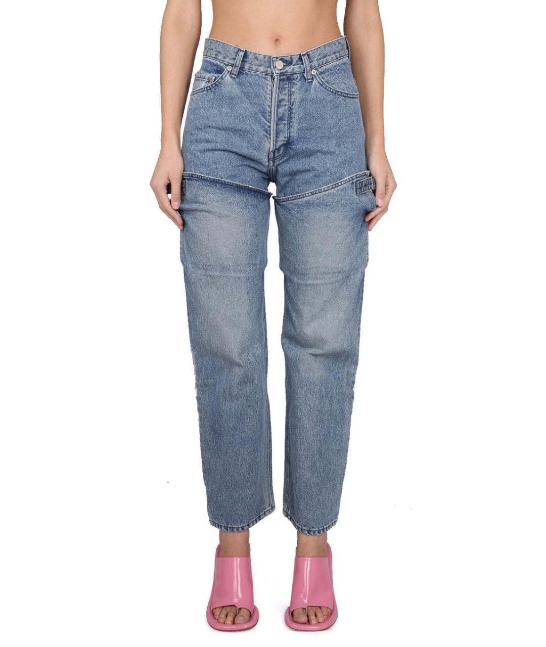 AMBUSH Синие хлопковые прямые джинсы, фото 5