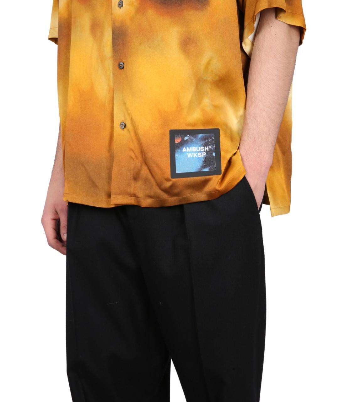 AMBUSH Желтая кэжуал рубашка, фото 4