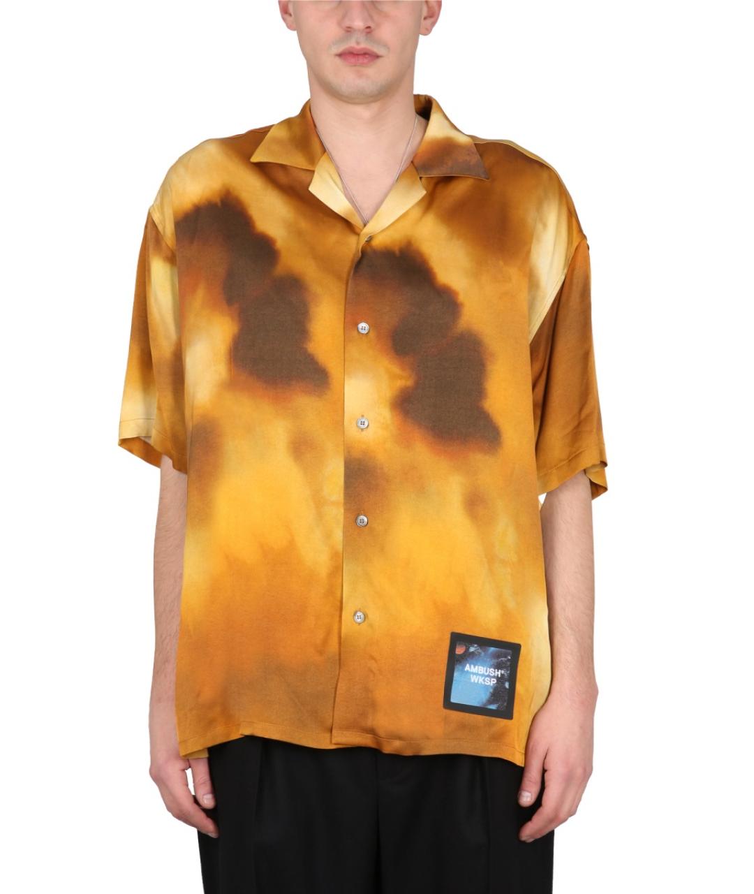 AMBUSH Желтая кэжуал рубашка, фото 5