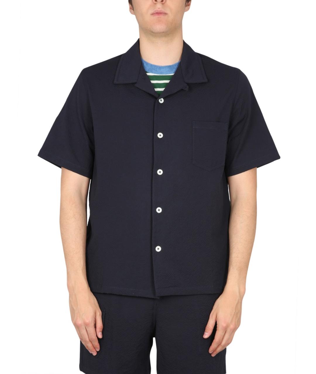 HOWLIN Синяя хлопковая кэжуал рубашка, фото 5