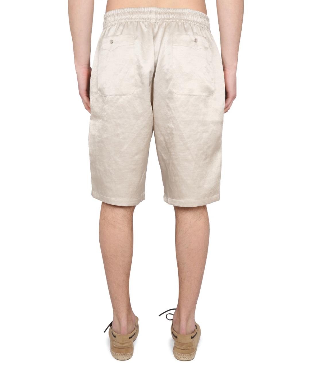 NEEDLES Бежевые полиэстеровые шорты, фото 4