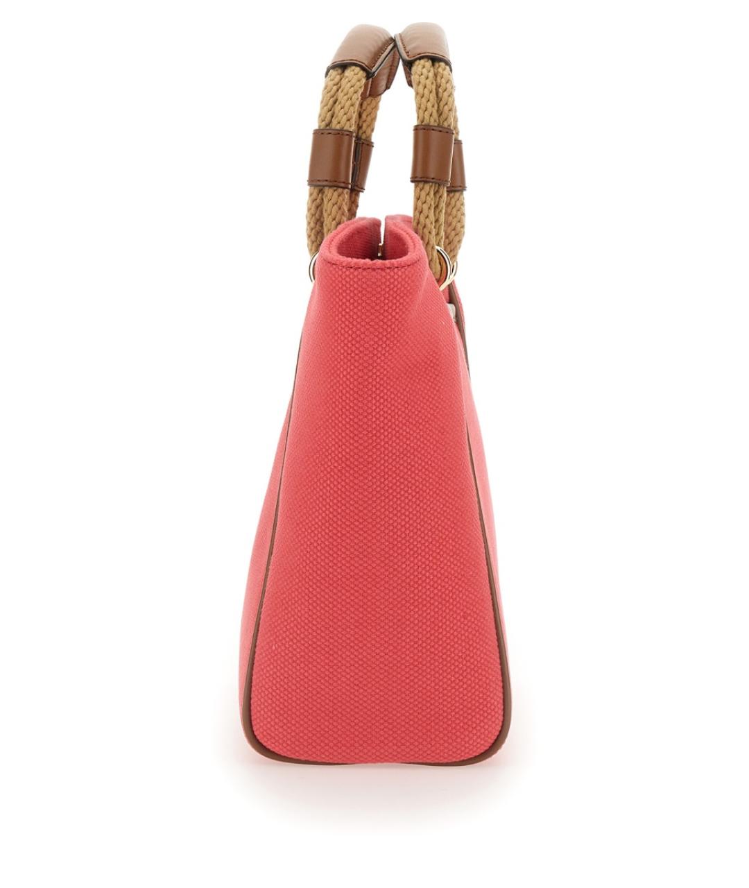 MICHAEL KORS Розовая хлопковая сумка тоут, фото 4