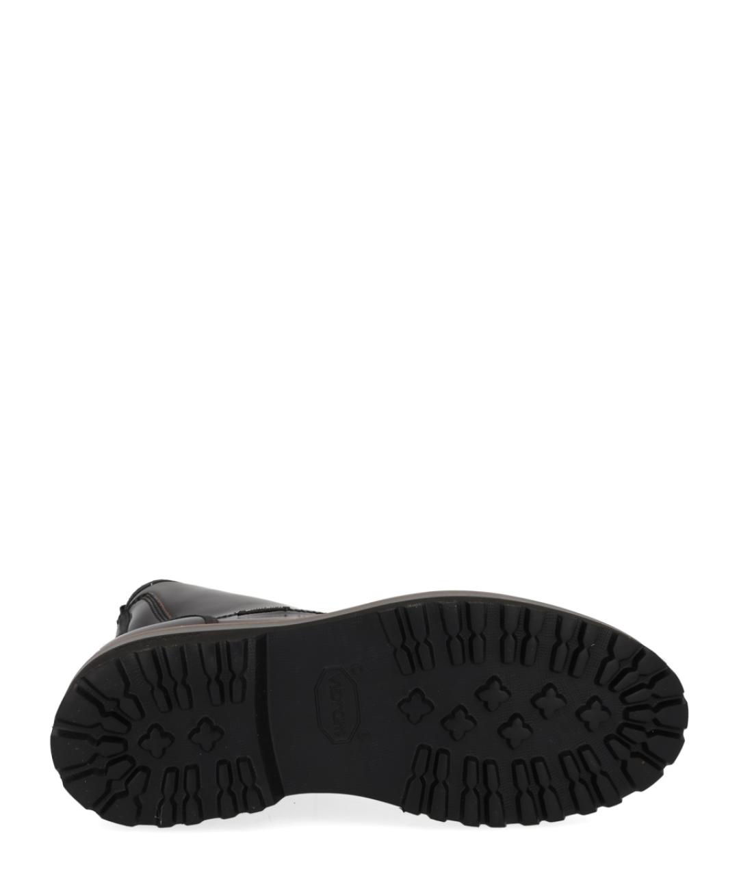 WOOLRICH Черные кожаные ботинки, фото 5