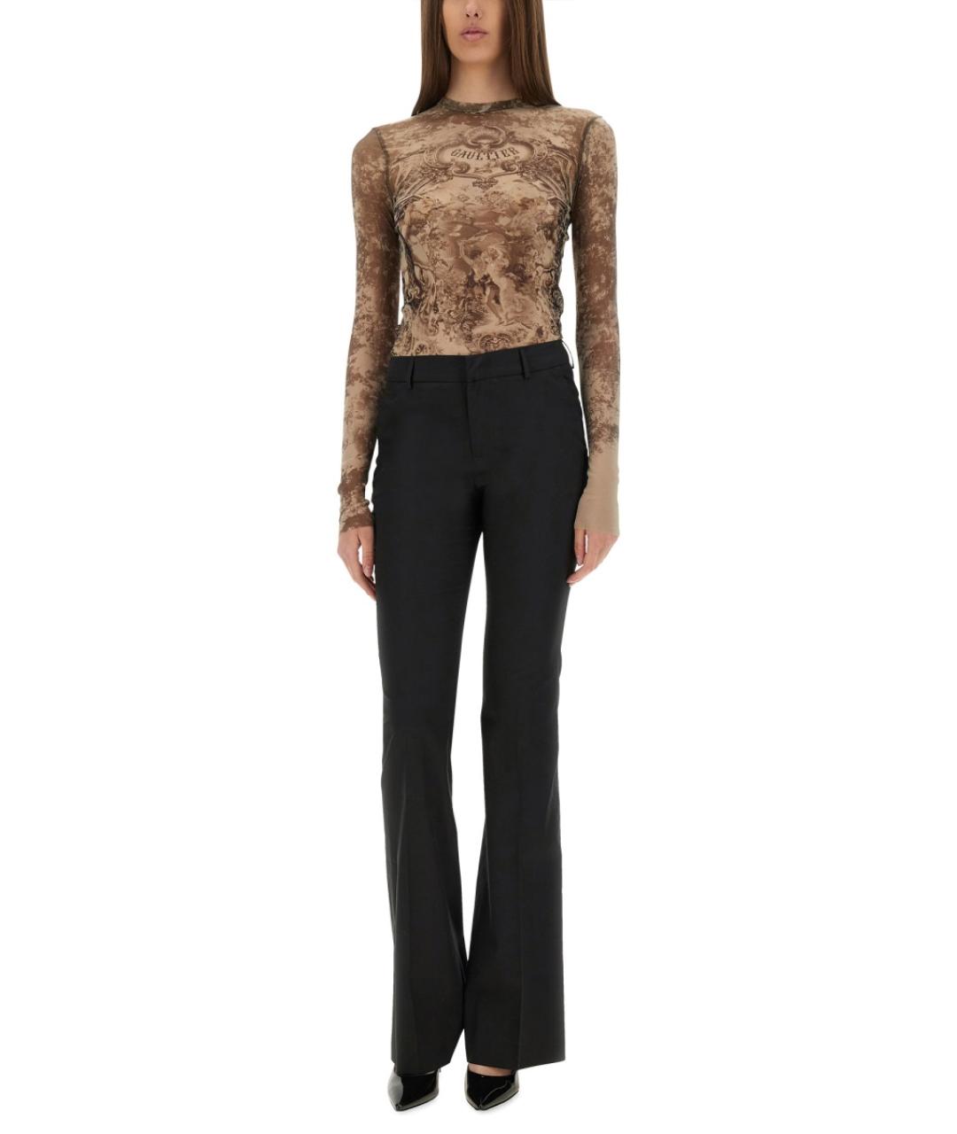 JEAN PAUL GAULTIER Бежевая полиамидовая водолазка, фото 2