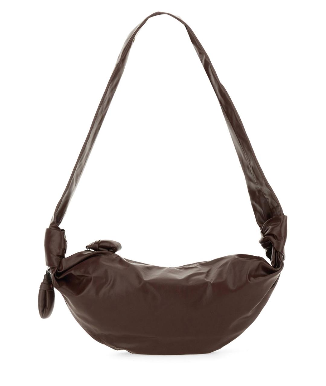 LEMAIRE Коричневая кожаная сумка на плечо, фото 1