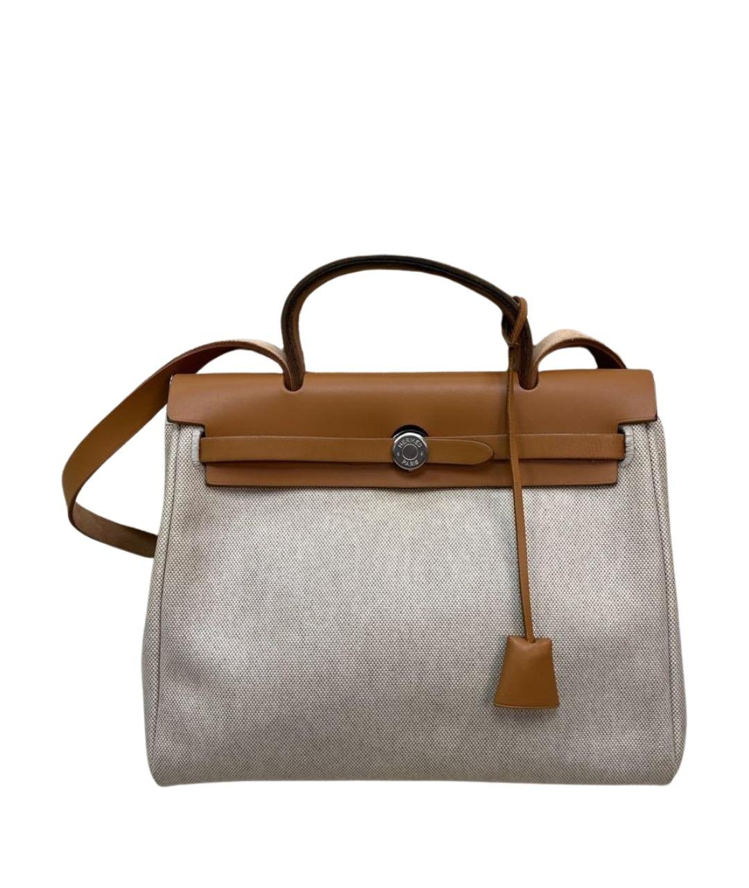 HERMES Оранжевая сумка с короткими ручками, фото 1