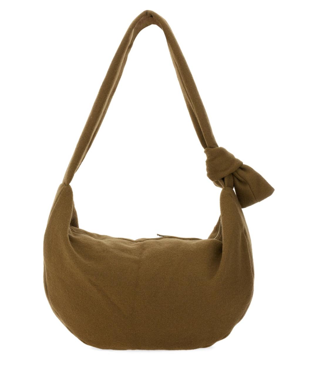 ALYSI Хаки шерстяная сумка через плечо, фото 2