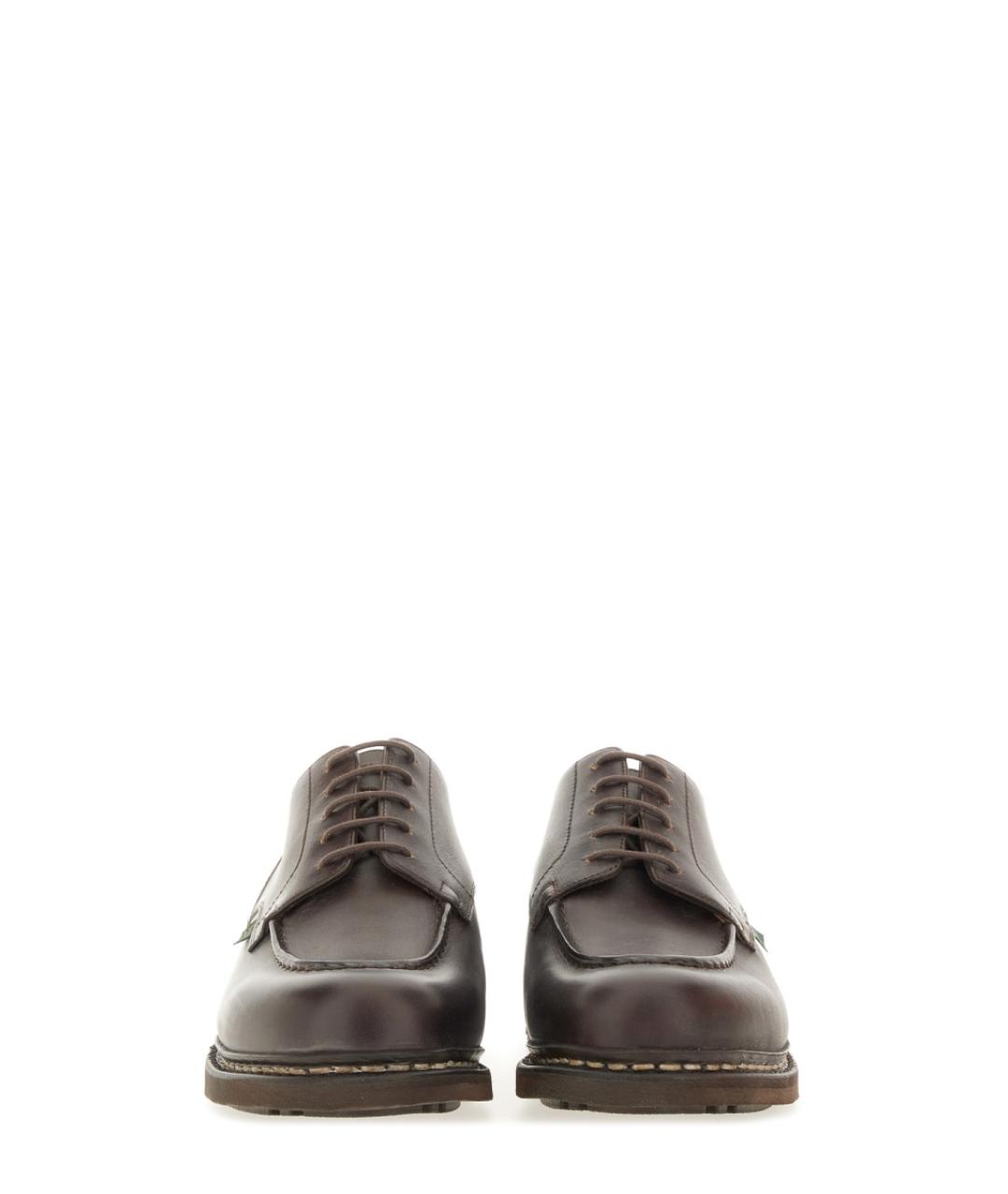 PARABOOT Коричневые кожаные низкие ботинки, фото 4