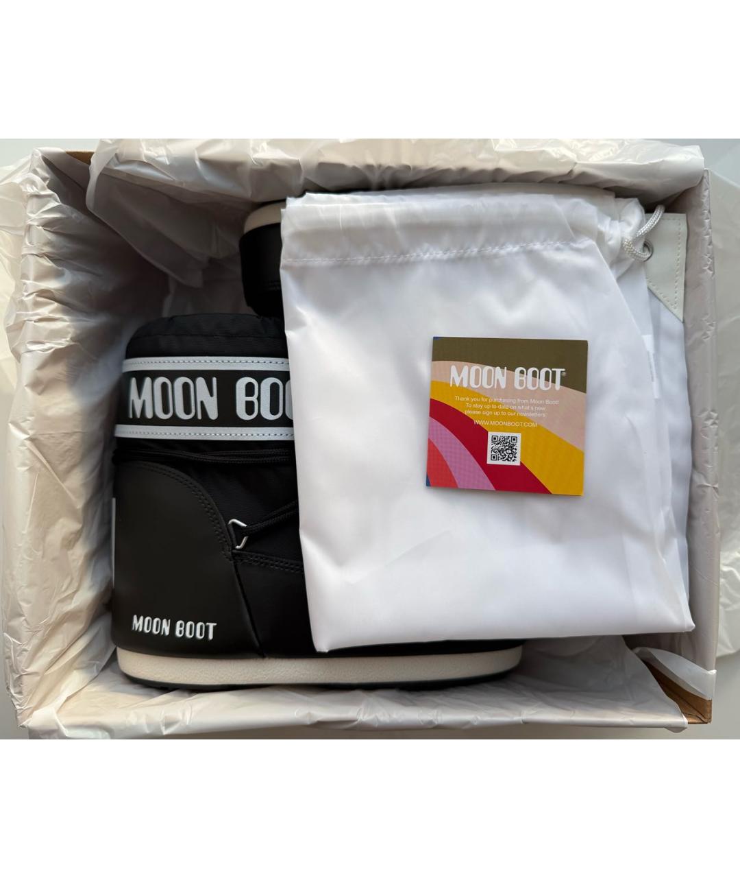 MOON BOOT Черные текстильные ботинки, фото 6