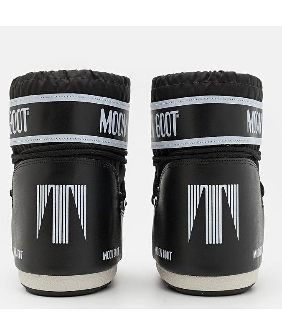 MOON BOOT Черные текстильные ботинки, фото 4