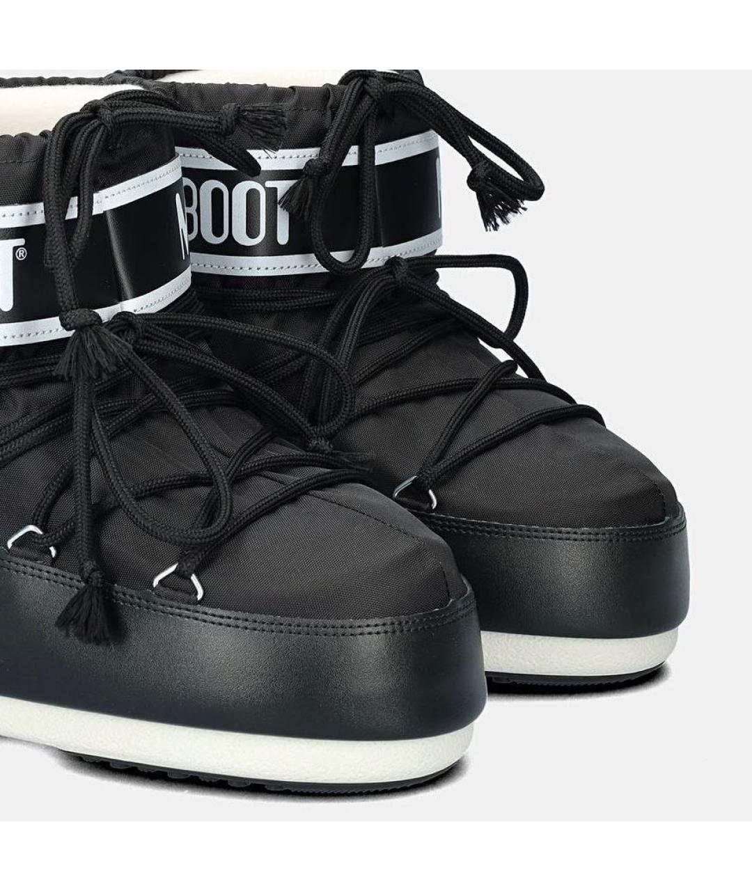 MOON BOOT Черные текстильные ботинки, фото 3