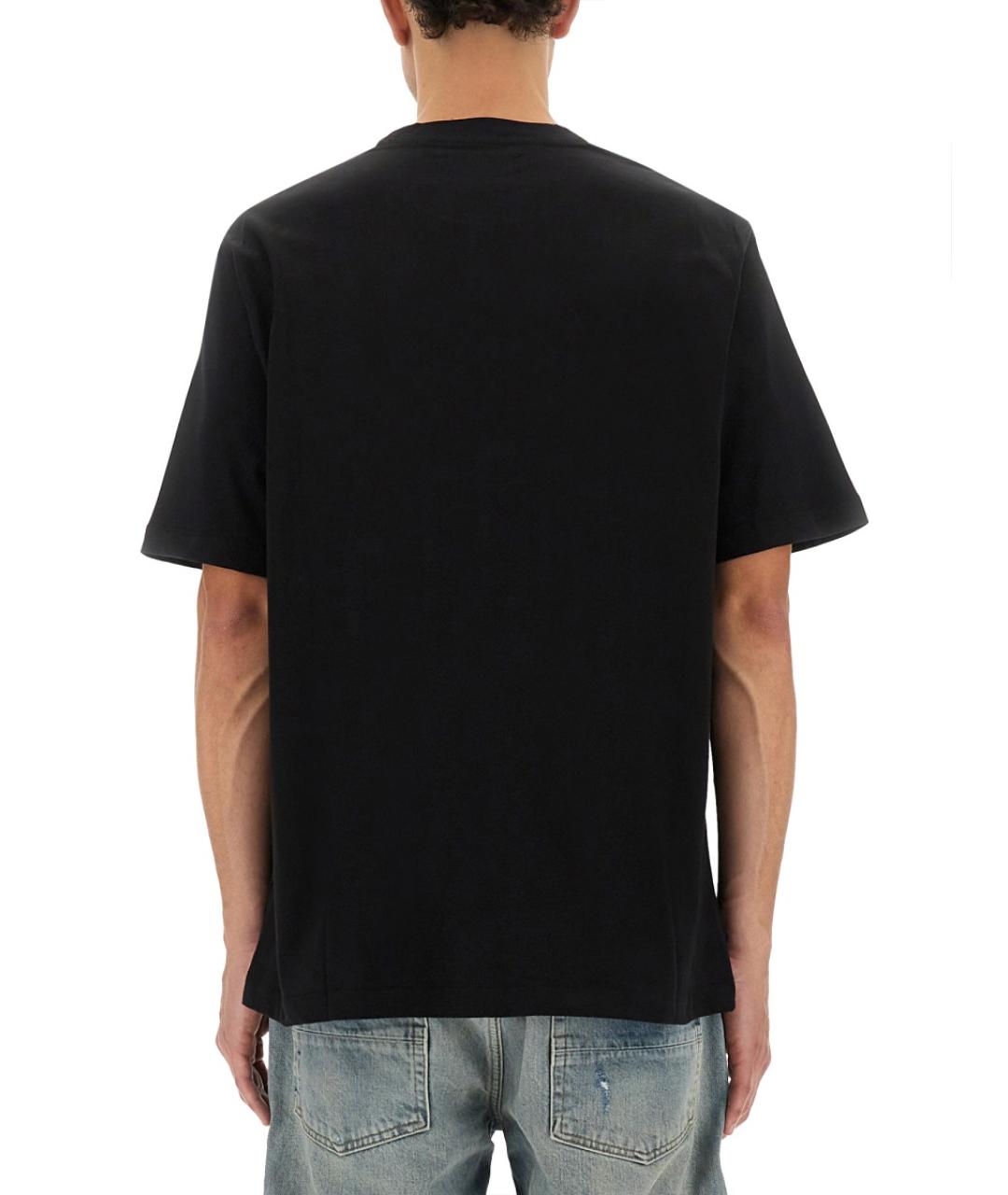 AMIRI Черная хлопковая футболка, фото 3