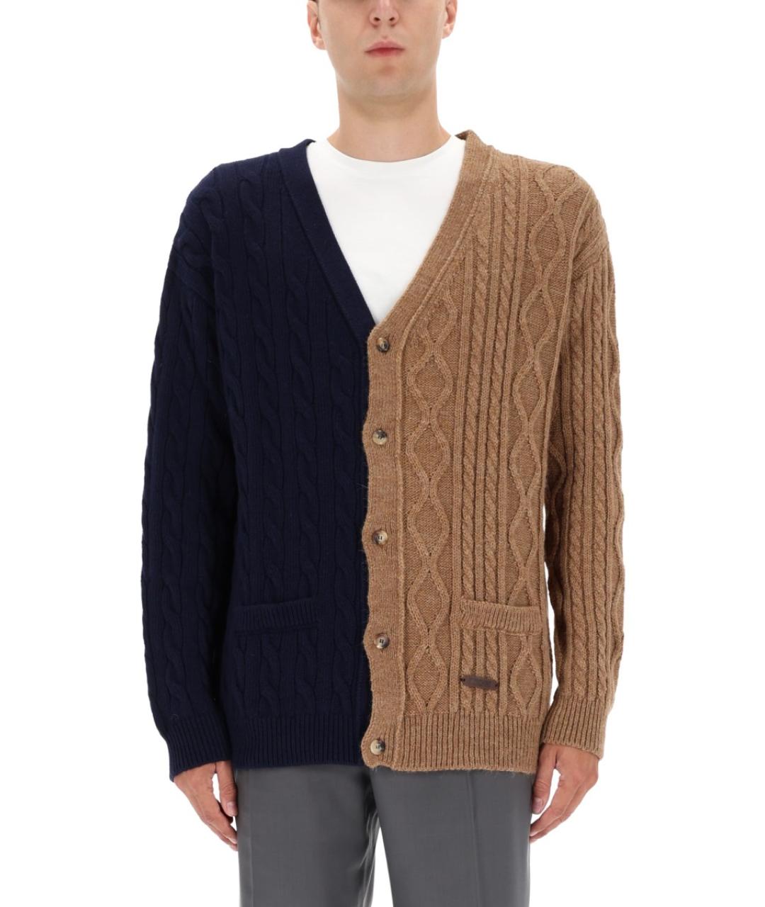 MOSCHINO Коричневый джемпер / свитер, фото 5