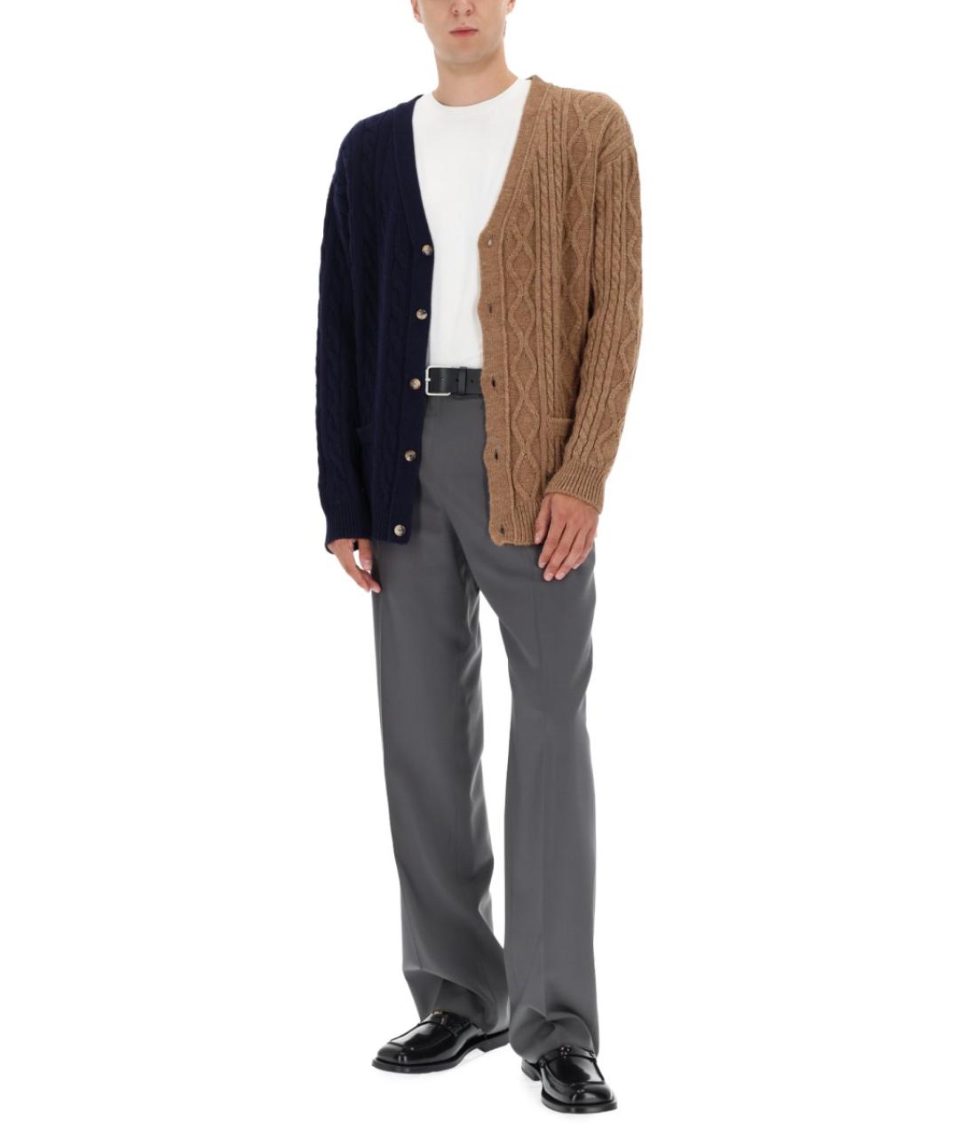 MOSCHINO Коричневый джемпер / свитер, фото 2