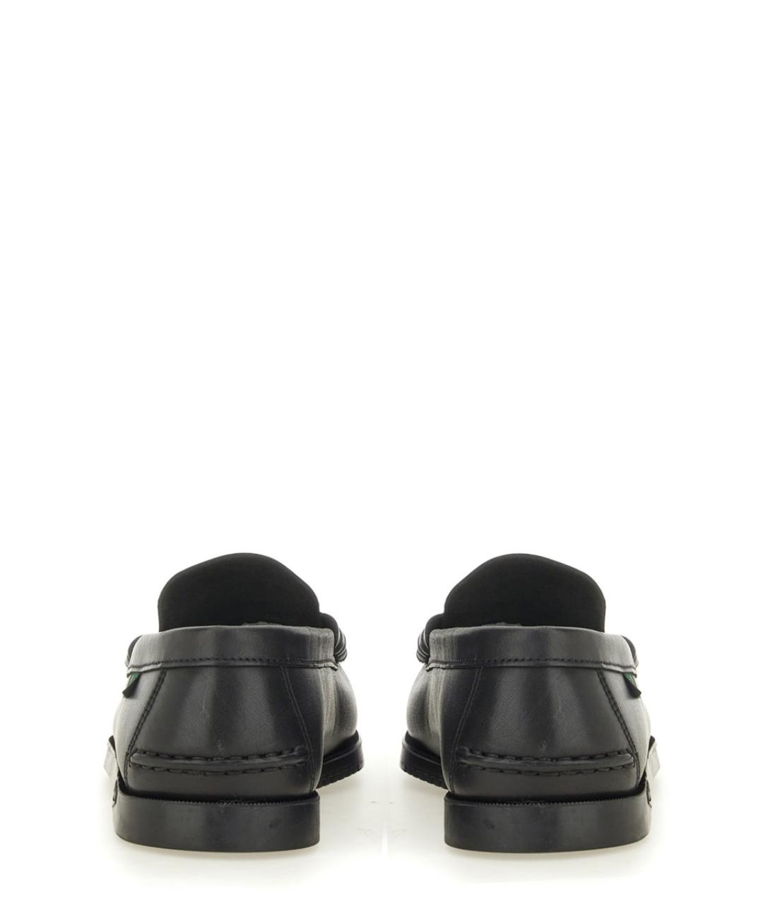PARABOOT Черные кожаные мокасины, фото 6