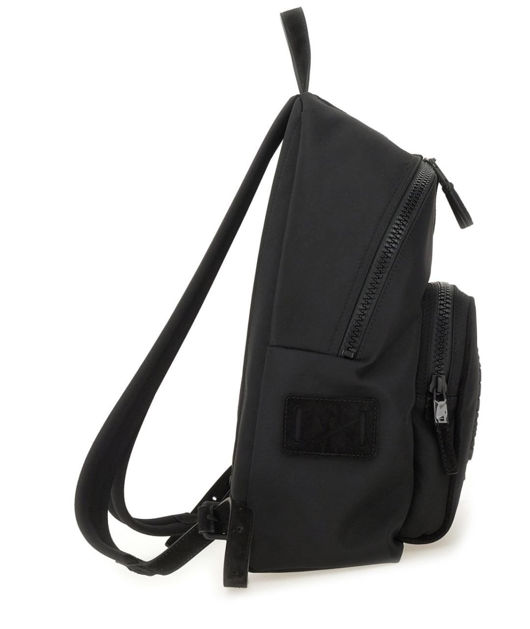 MOSCHINO Черный синтетический рюкзак, фото 3