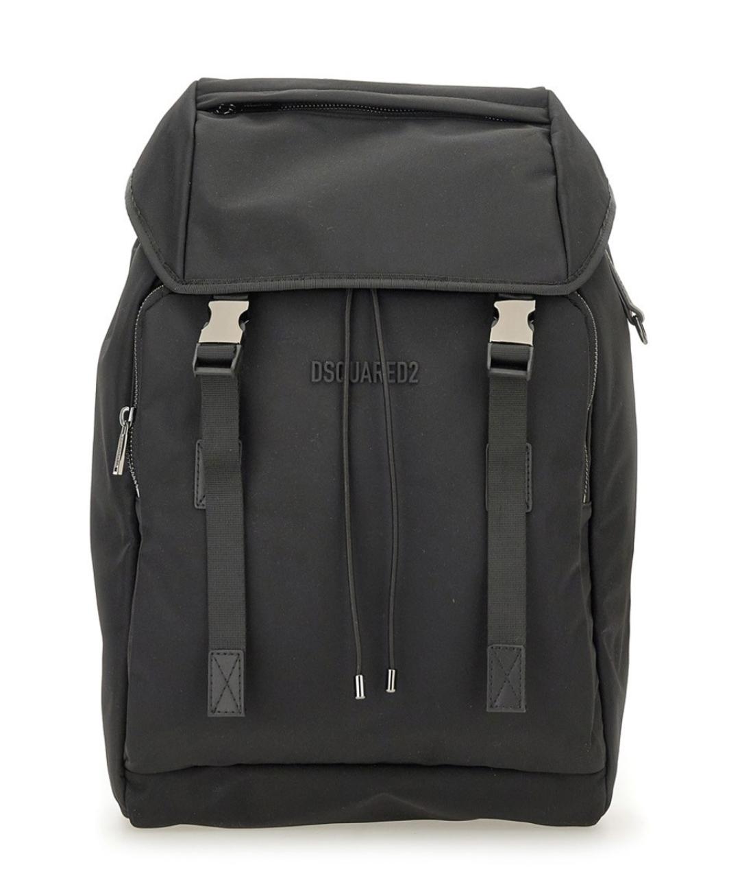 DSQUARED2 Черный синтетический рюкзак, фото 2