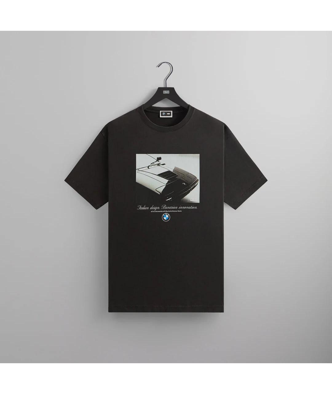 KITH Черная хлопковая футболка, фото 3