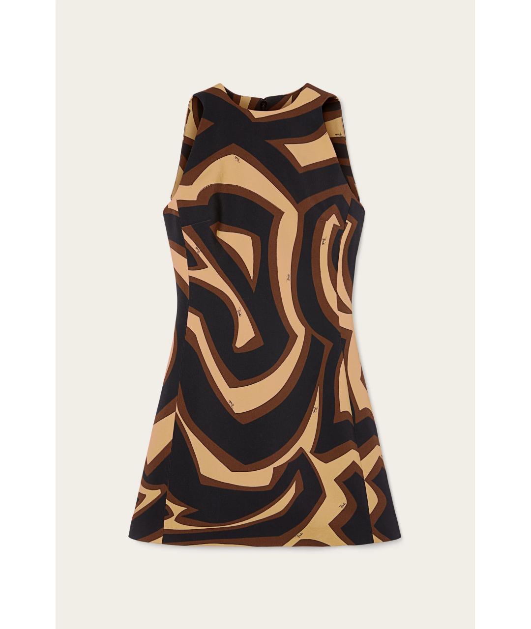 PUCCI Мульти вискозное повседневное платье, фото 5
