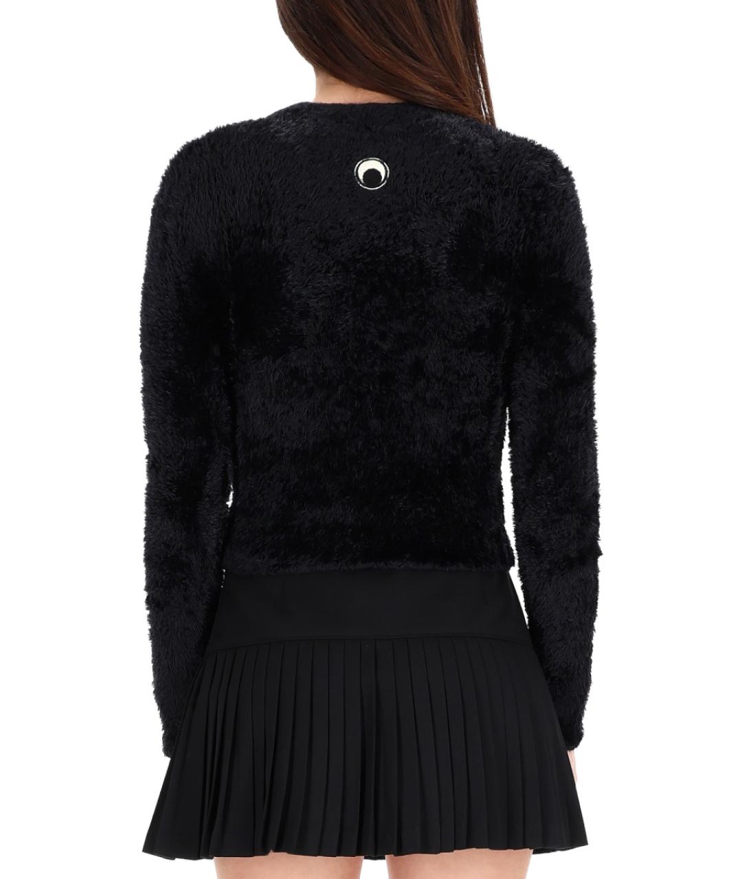 MARINE SERRE Черный полиамидовый джемпер / свитер, фото 3