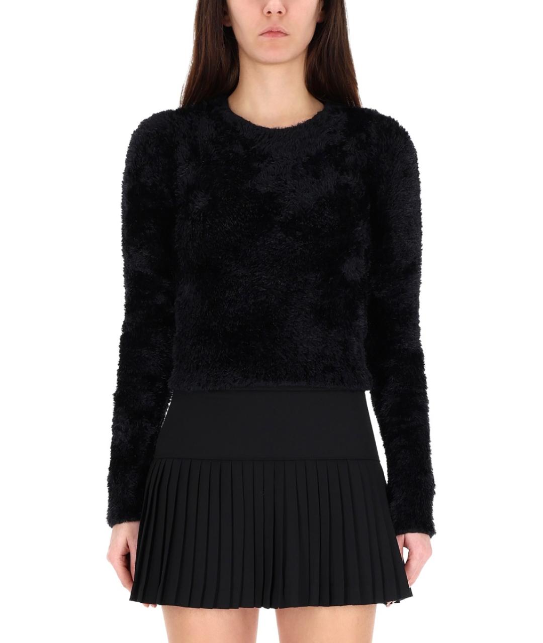 MARINE SERRE Черный полиамидовый джемпер / свитер, фото 4