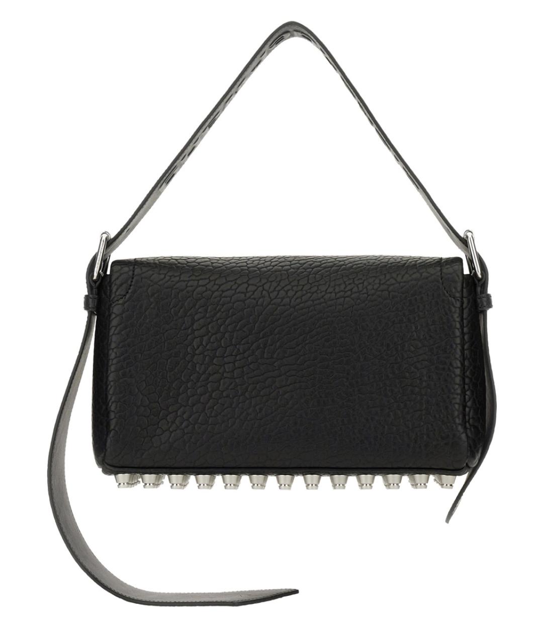 ALEXANDER WANG Черная кожаная сумка через плечо, фото 5