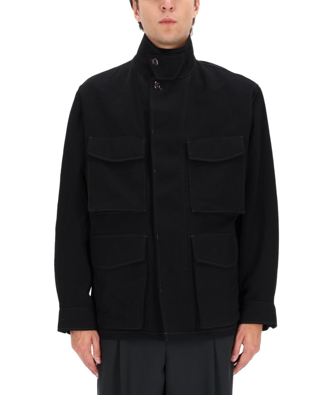 LEMAIRE Черная хлопковая куртка, фото 4