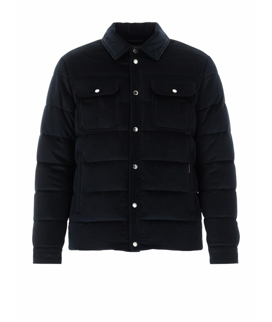 MOORER Синяя хлопковая куртка, фото 1