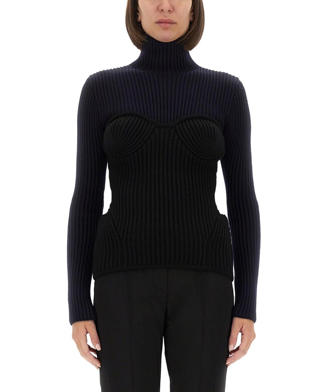 JEAN PAUL GAULTIER Синий шерстяной джемпер / свитер, фото 5