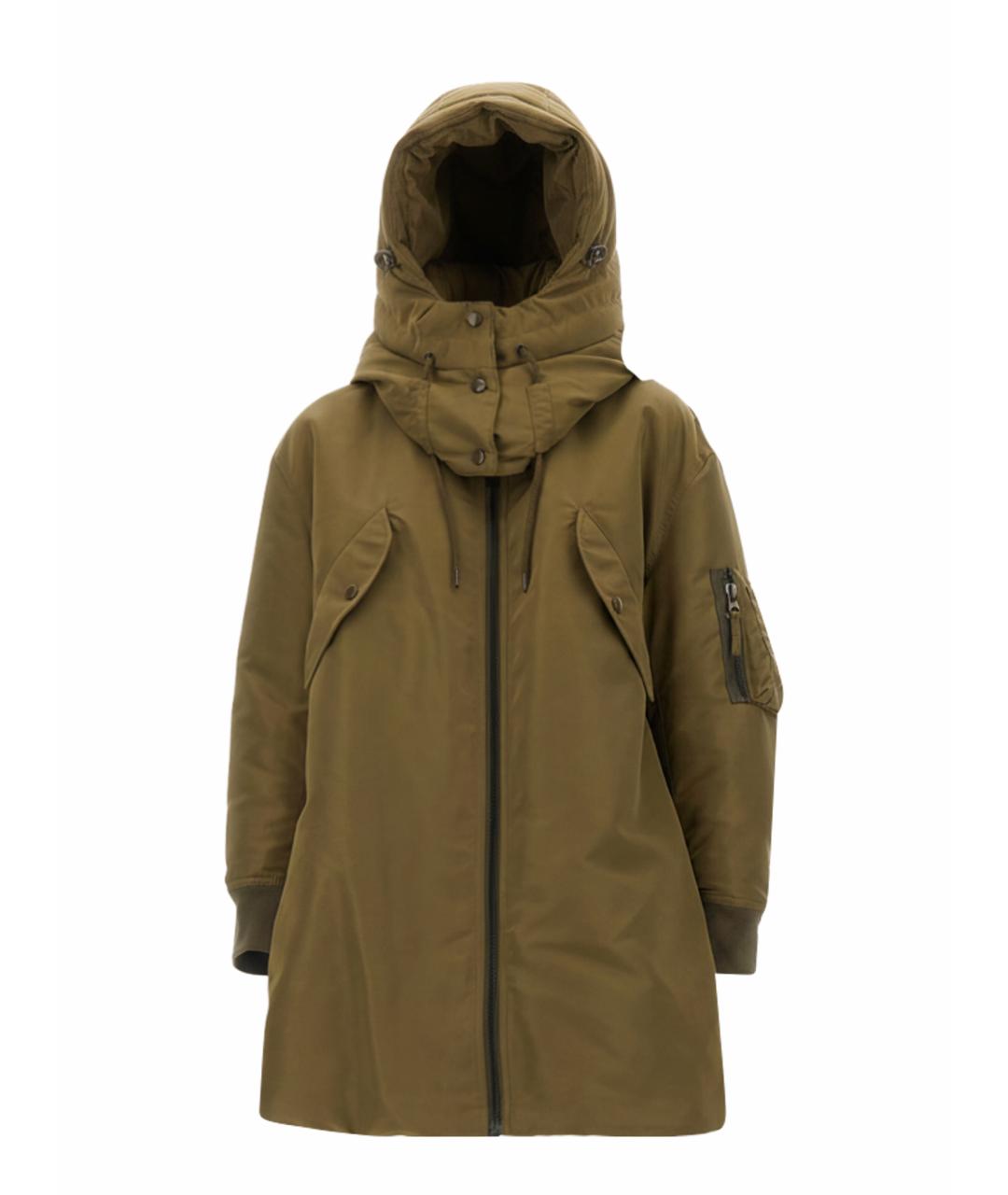 ASPESI Зеленая полиамидовая куртка, фото 1