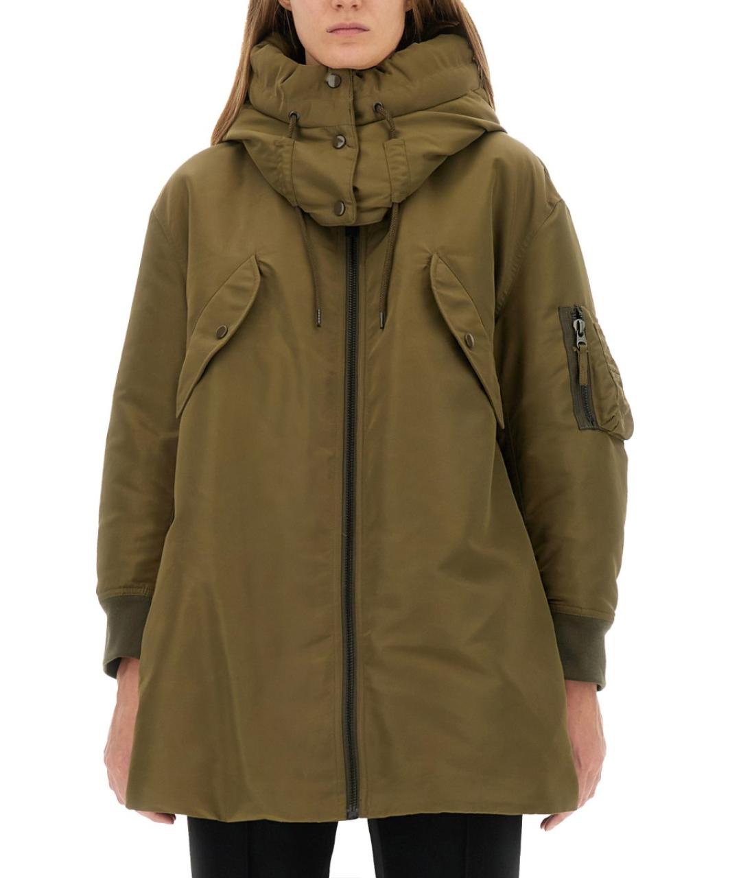 ASPESI Зеленая полиамидовая куртка, фото 5