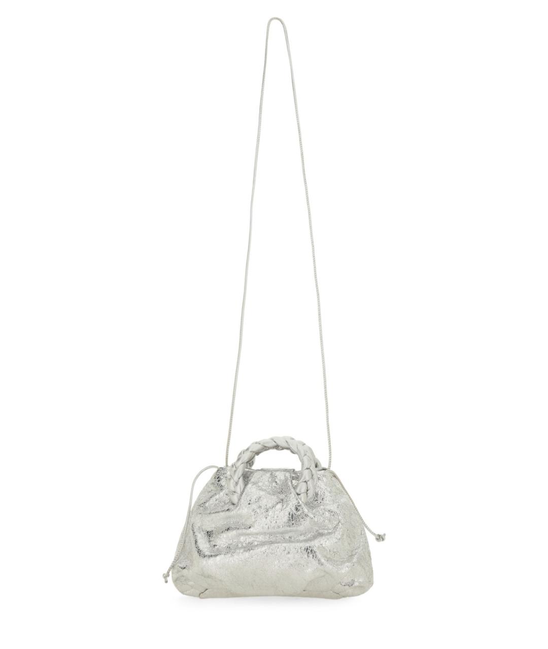 HEREU Серебряная кожаная сумка тоут, фото 1