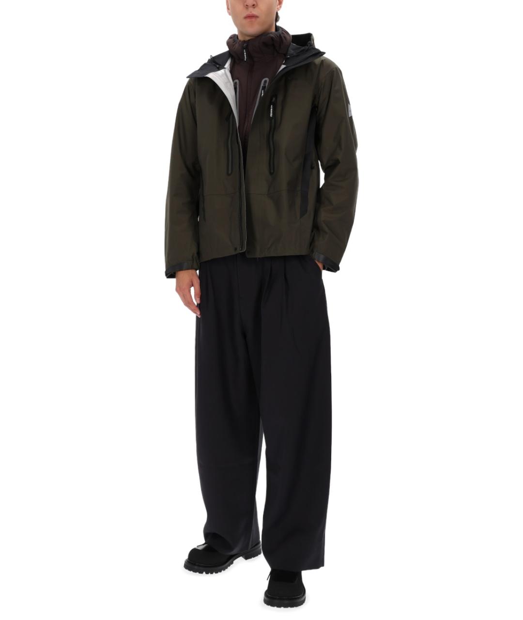 AND WANDER Зеленая полиамидовая куртка, фото 2