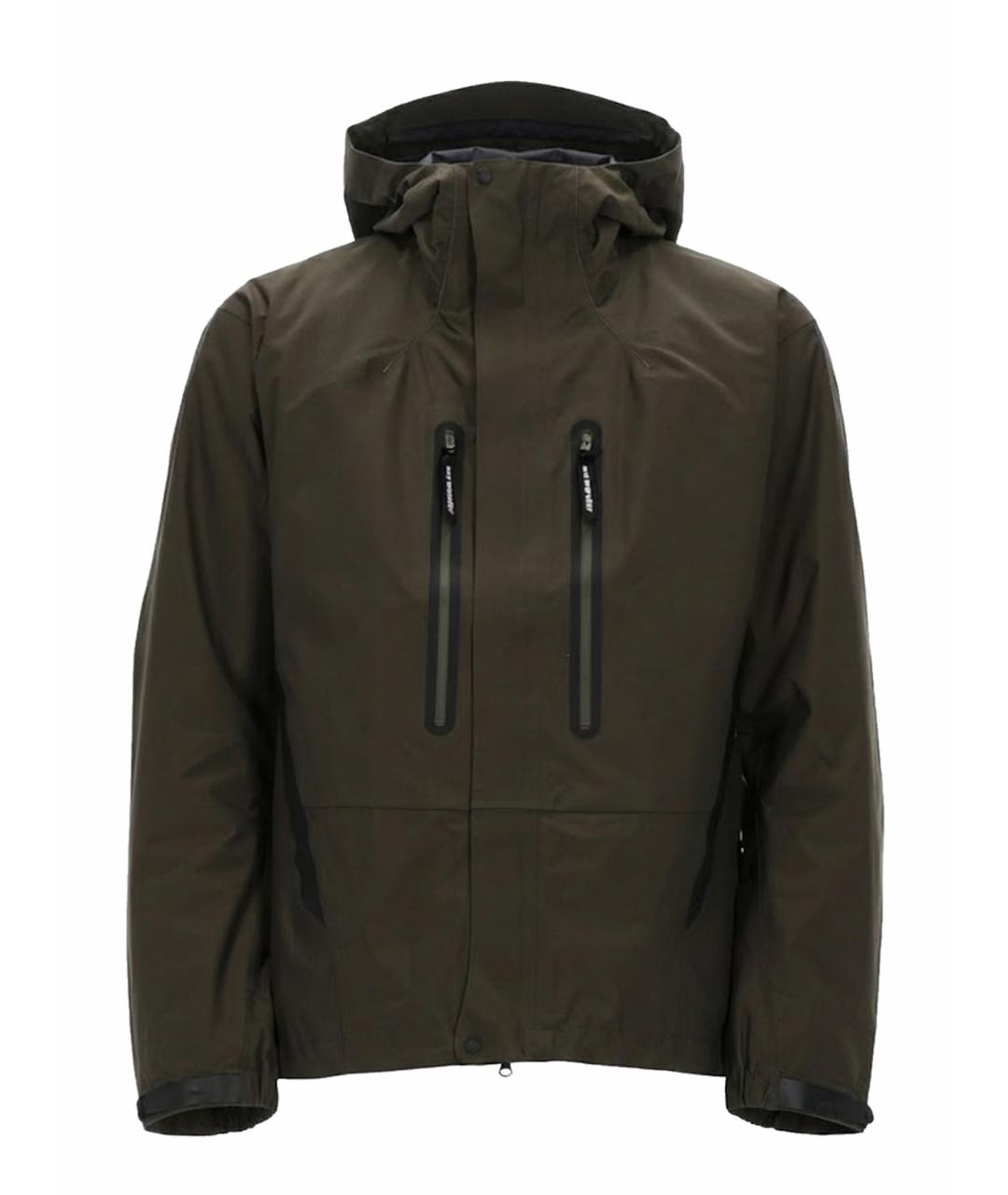 AND WANDER Зеленая полиамидовая куртка, фото 1