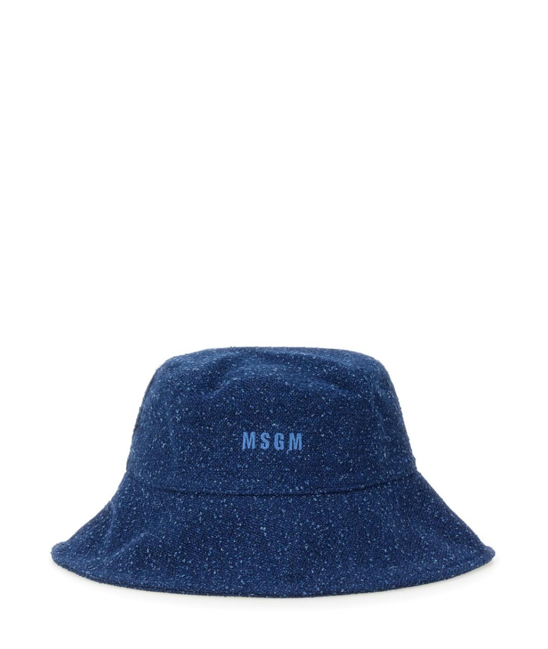 MSGM Синяя хлопковая шляпа, фото 1