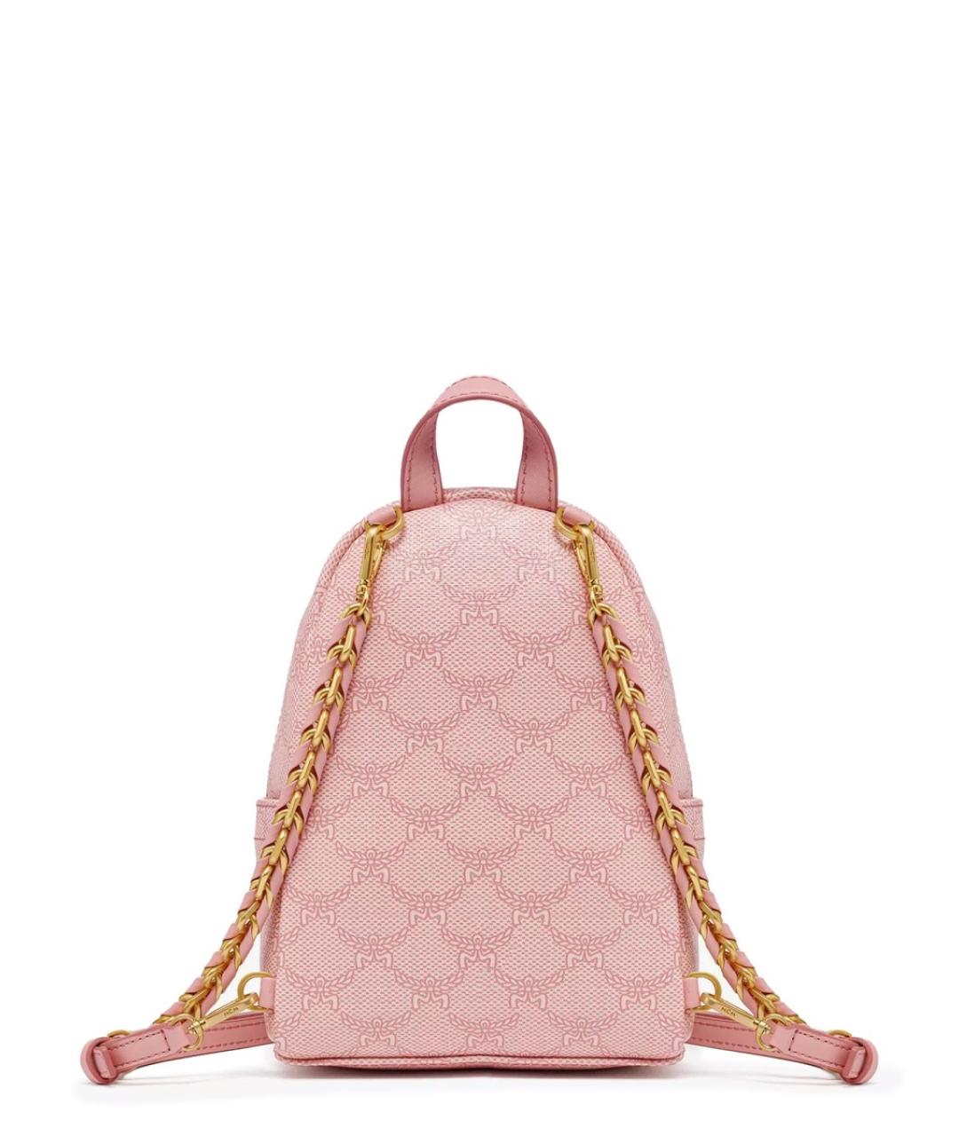 MCM Розовый рюкзак из искусственной кожи, фото 2