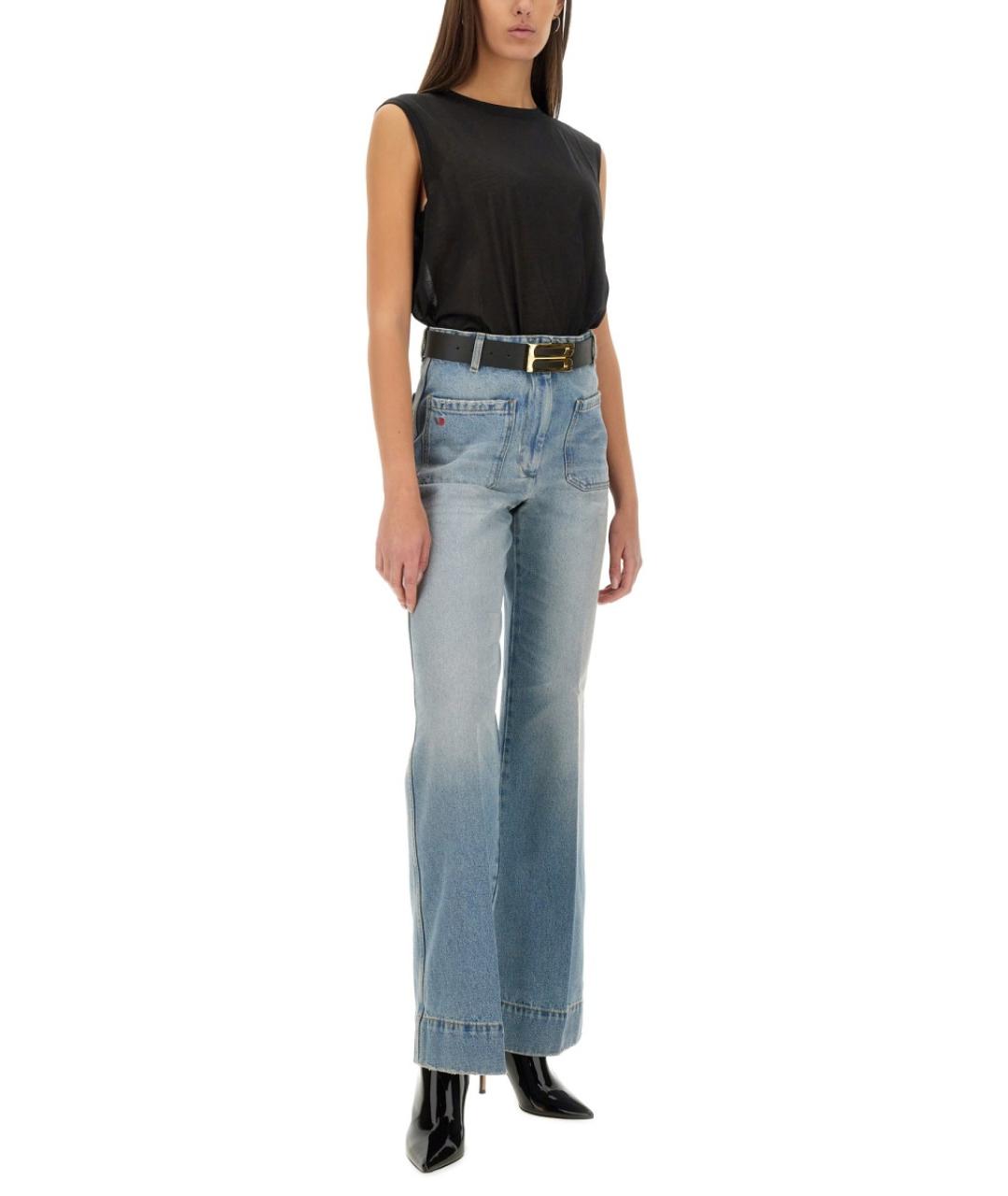 VICTORIA BECKHAM Черный ремень, фото 3