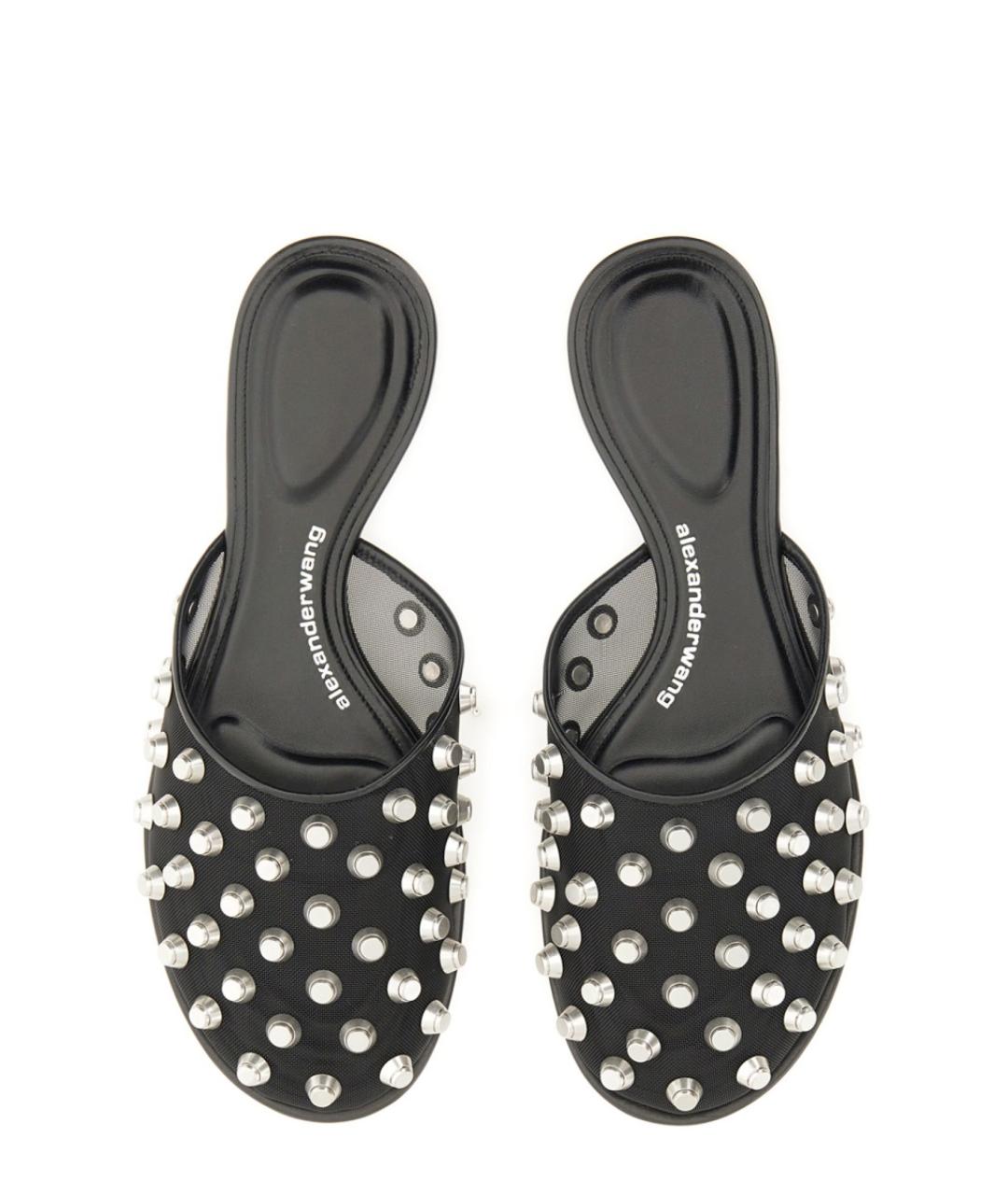 ALEXANDER WANG Черные мюли, фото 3