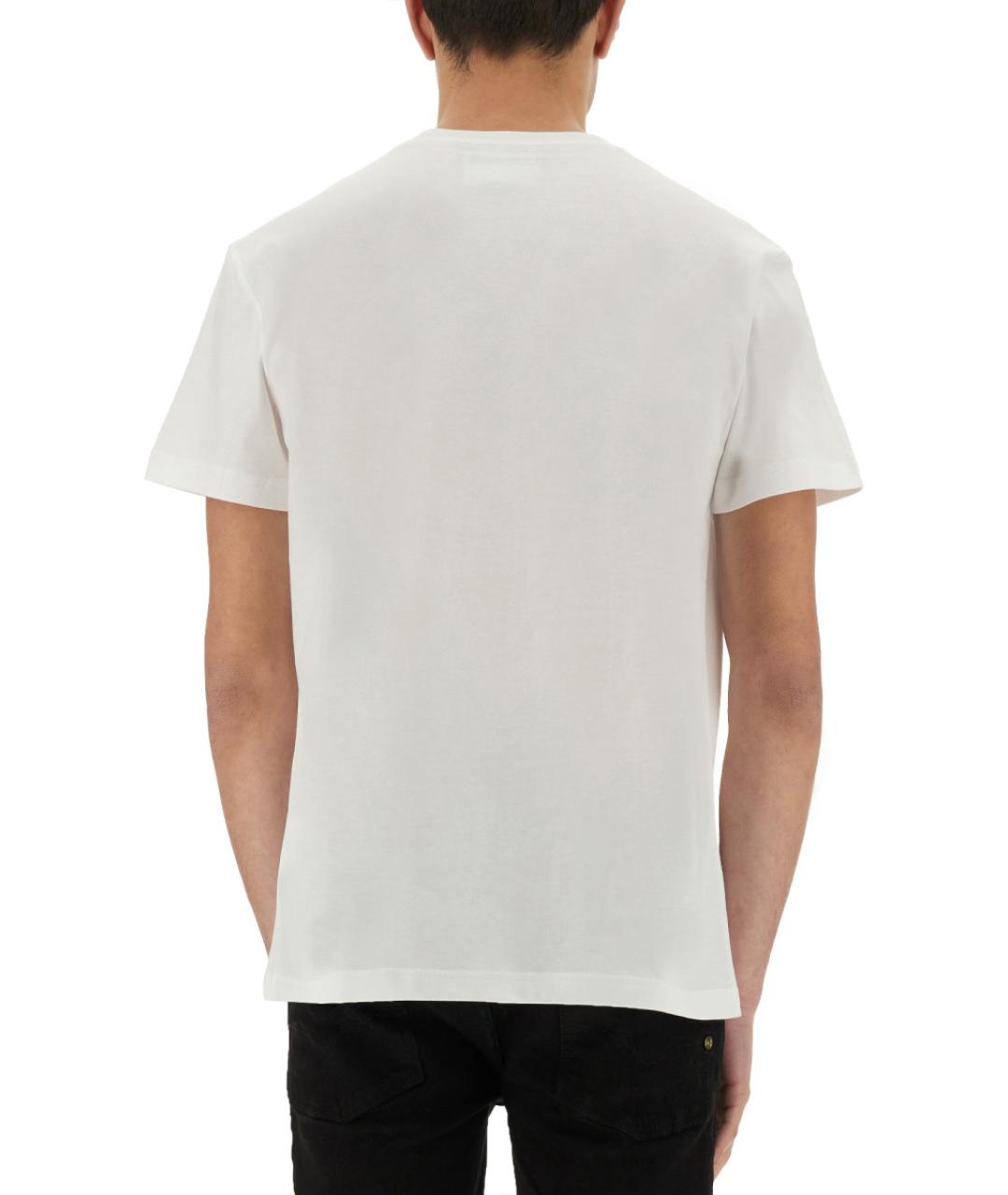 VERSACE JEANS COUTURE Белая хлопковая футболка, фото 3