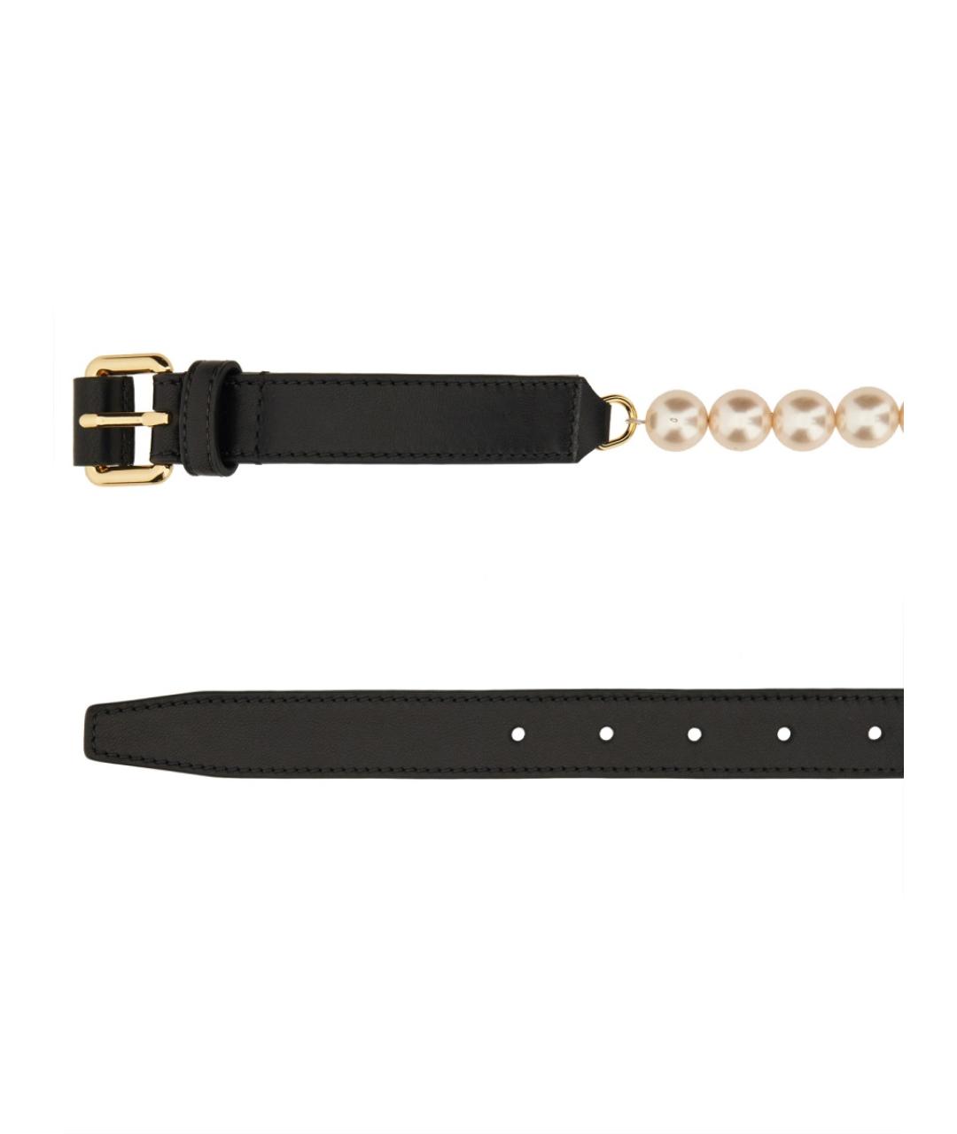 MOSCHINO Черный ремень, фото 3