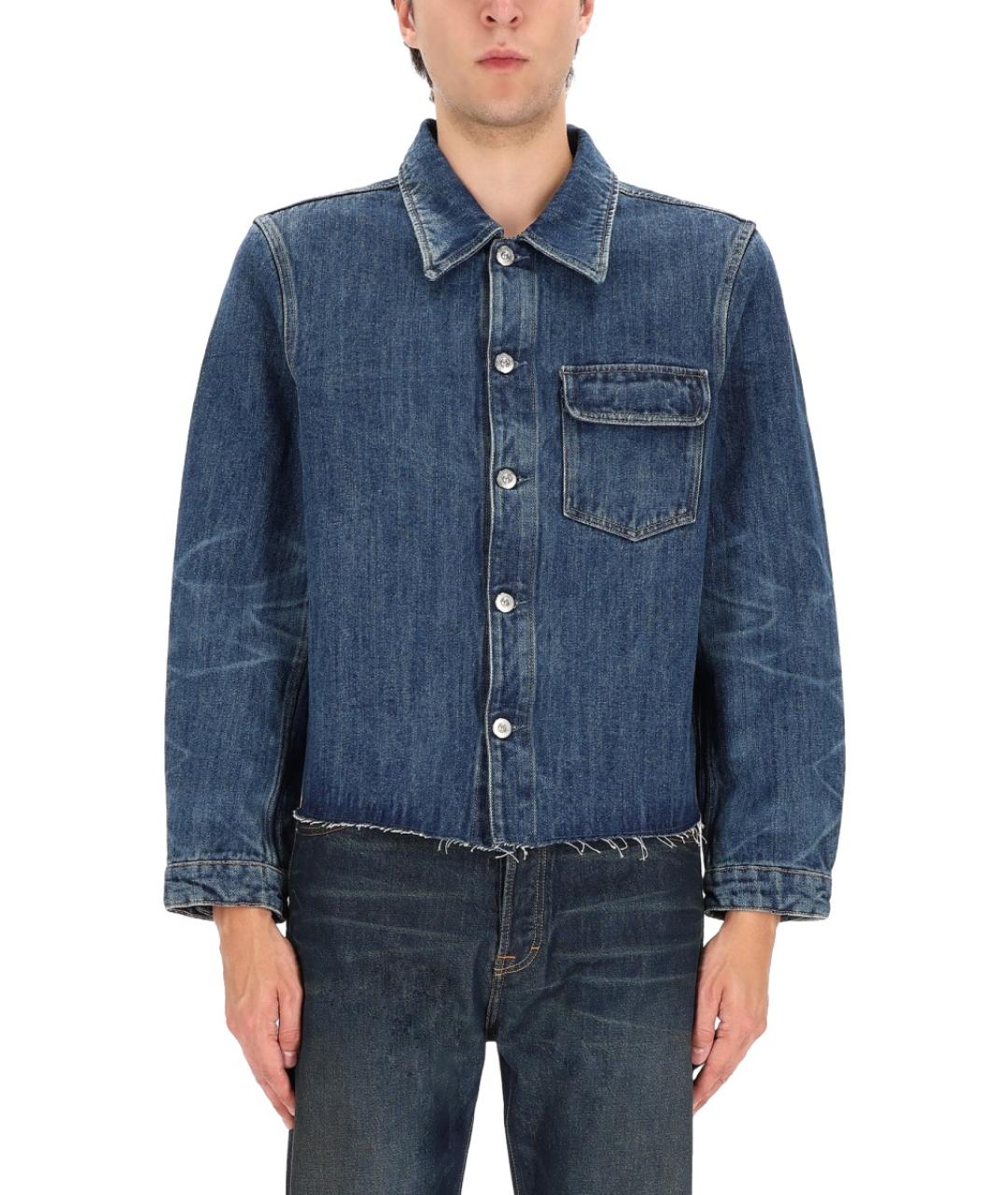 OUR LEGACY Синяя хлопковая куртка, фото 2